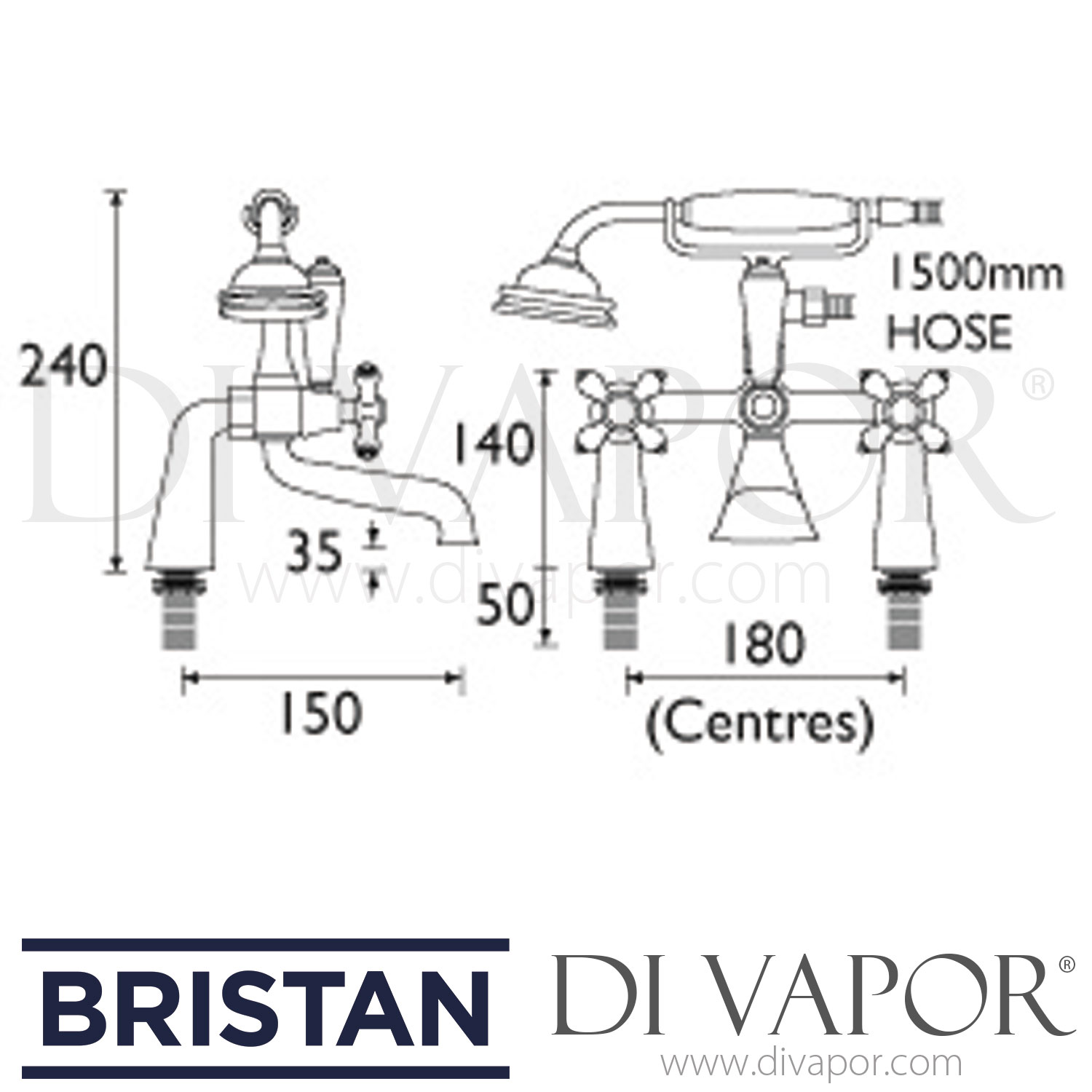Bristan K BSM C Colonial Bath Shower Mixer Spare Parts